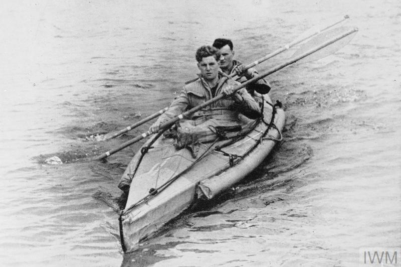 A Combined Operations Pilotage Parties canoe, c1944