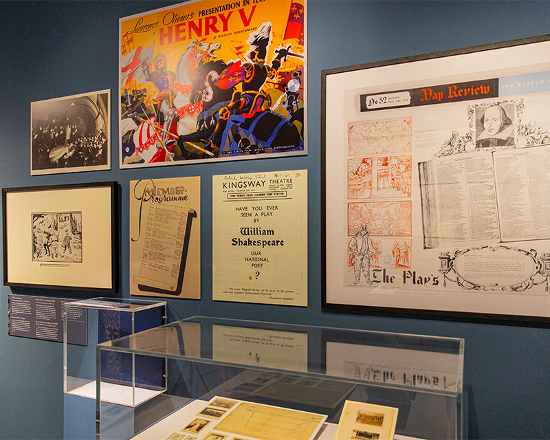 Shakespeare and War exhibition